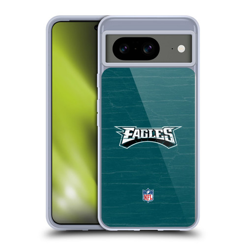 NFL Philadelphia Eagles Logo Distressed Look Soft Gel Case for Google Pixel 8