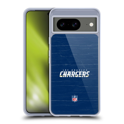 NFL Los Angeles Chargers Logo Distressed Look Soft Gel Case for Google Pixel 8