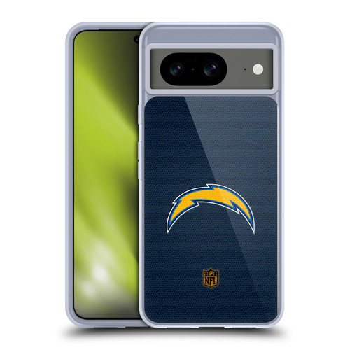 NFL Los Angeles Chargers Logo Football Soft Gel Case for Google Pixel 8