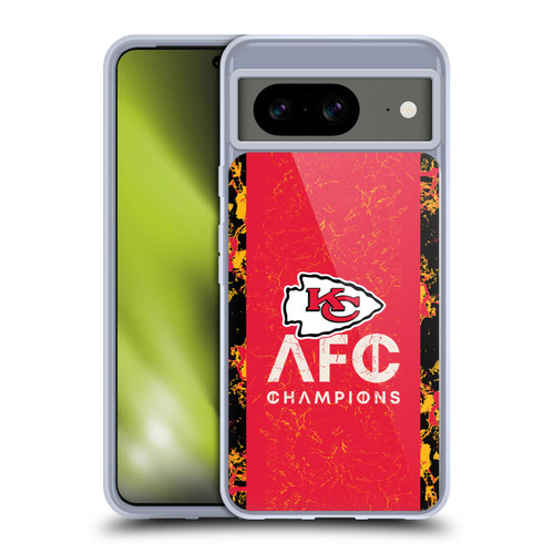 NFL 2024 Division Champions AFC Champ Chiefs Soft Gel Case for Google Pixel 8