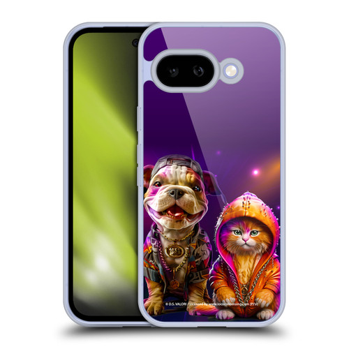 D.S. Valori Kitty And Puppy Hip Hop Pals Soft Gel Case for Google Pixel 9A