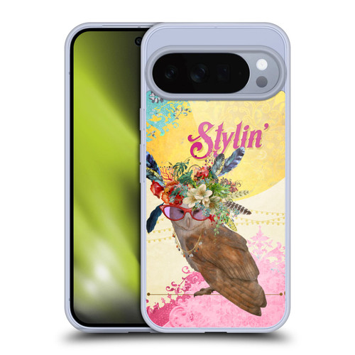 Duirwaigh Boho Animals Owl Soft Gel Case for Google Pixel 10 Pro XL