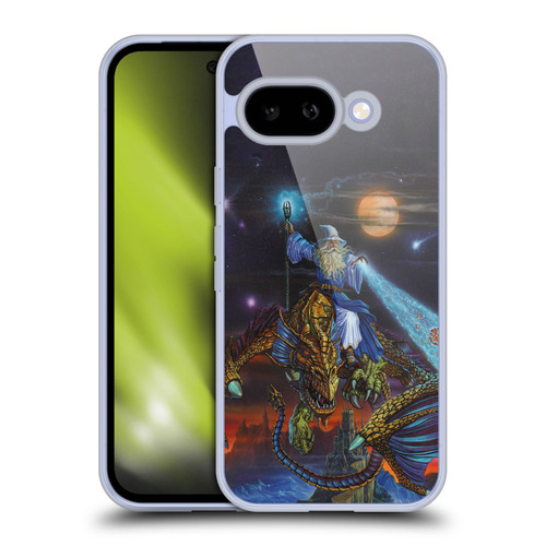 Ed Beard Jr Dragon Friendship Twilight Tempest Soft Gel Case for Google Pixel 9A