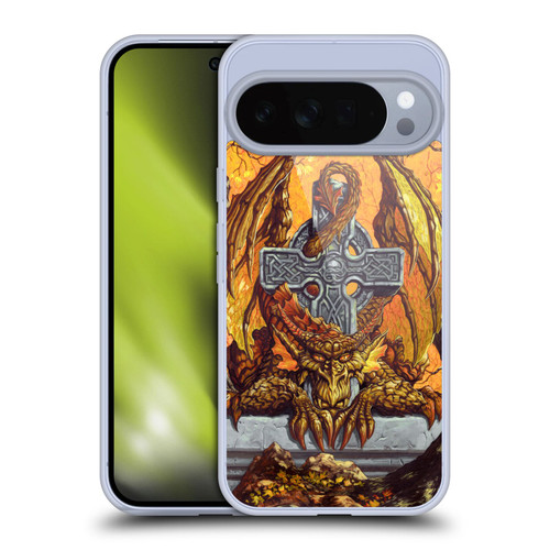 Ed Beard Jr Dragons Celtic Autumn Cross Soft Gel Case for Google Pixel 10 Pro XL