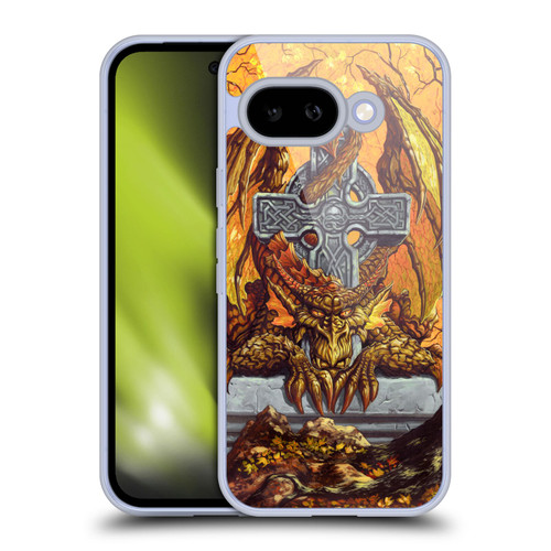 Ed Beard Jr Dragons Celtic Autumn Cross Soft Gel Case for Google Pixel 9A