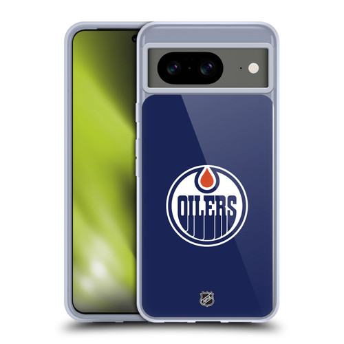 NHL Edmonton Oilers Plain Soft Gel Case for Google Pixel 8