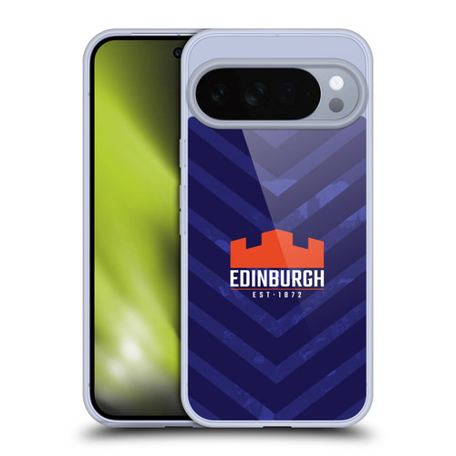Edinburgh Rugby Graphic Art Blue Pattern Soft Gel Case for Google Pixel 10 Pro XL
