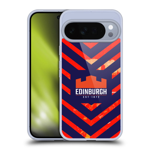 Edinburgh Rugby Graphic Art Orange Pattern Soft Gel Case for Google Pixel 10 Pro XL