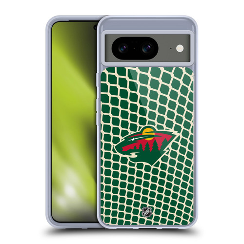 NHL Minnesota Wild Net Pattern Soft Gel Case for Google Pixel 8