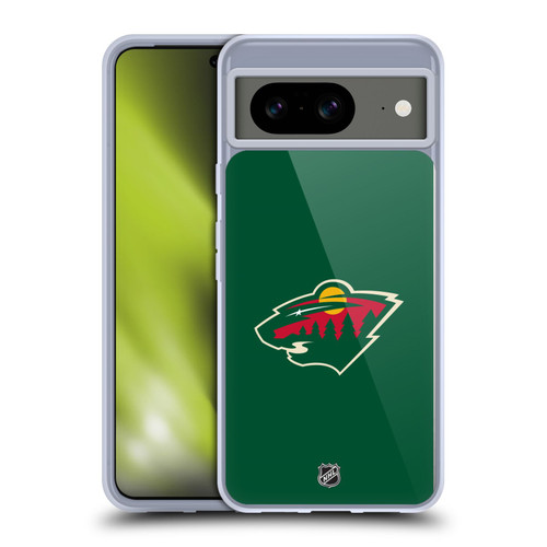 NHL Minnesota Wild Plain Soft Gel Case for Google Pixel 8
