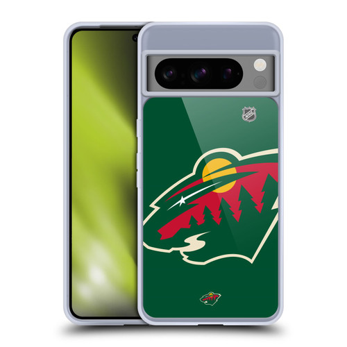 NHL Minnesota Wild Oversized Soft Gel Case for Google Pixel 8 Pro