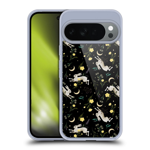 Episodic Drawing Pattern Bunny Night Soft Gel Case for Google Pixel 10