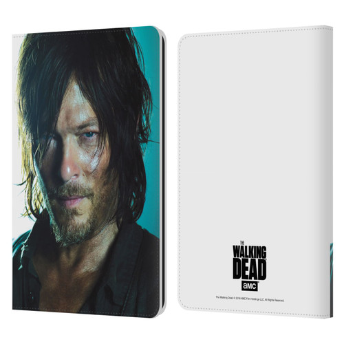 AMC The Walking Dead Characters Daryl Leather Book Wallet Case Cover For Amazon Kindle Paperwhite 1 / 2 / 3