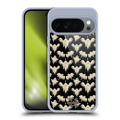 Episodic Drawing Spooky Patterns Halloween Ghost Soft Gel Case for Google Pixel 10