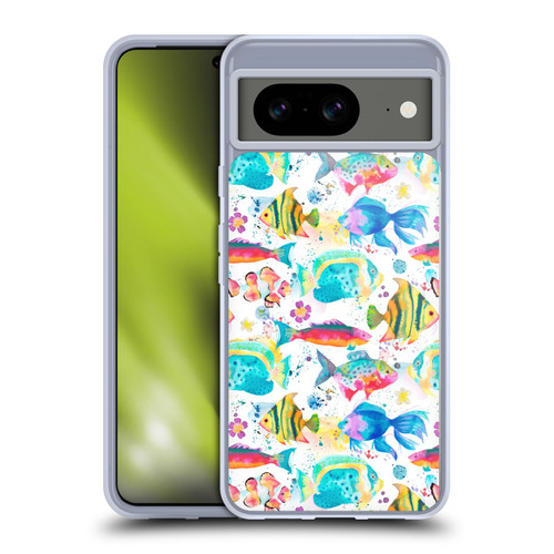 Ninola Ocean Watercolor Fishes Soft Gel Case for Google Pixel 8
