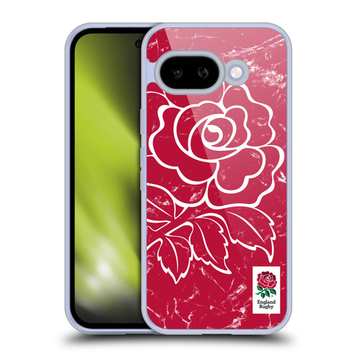 England Rugby Union Marble Red Soft Gel Case for Google Pixel 9A