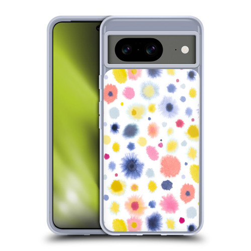 Ninola Pattern Abstract Watercolor Dots Soft Gel Case for Google Pixel 8