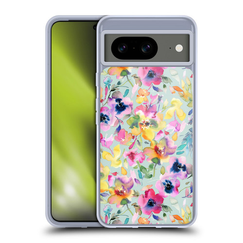 Ninola Pastel Beautiful Floral Artistic Summer Soft Gel Case for Google Pixel 8
