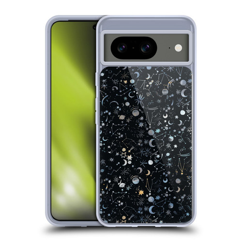 Ninola Patterns 4 Astrology Space Black Soft Gel Case for Google Pixel 8