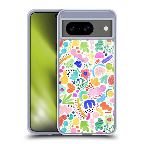 Ninola Summer Patterns Modern Bold Shapes Soft Gel Case for Google Pixel 8