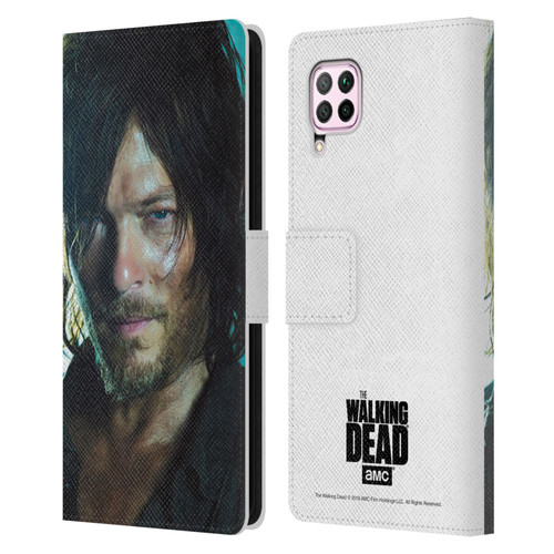 AMC The Walking Dead Characters Daryl Leather Book Wallet Case Cover For Huawei Nova 6 SE / P40 Lite