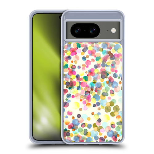 Ninola Watercolor Prints Dots Soft Gel Case for Google Pixel 8