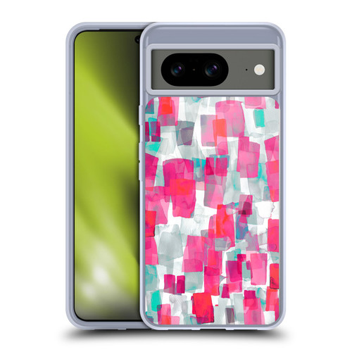 Ninola Watercolor Prints Pink Soft Gel Case for Google Pixel 8