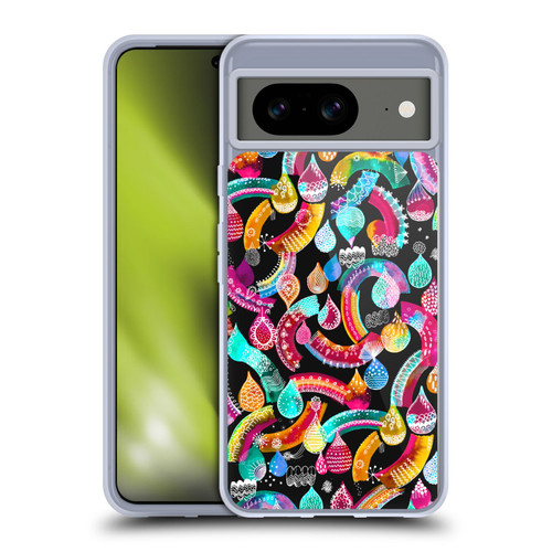 Ninola Watercolor Prints Rainbow Lace Soft Gel Case for Google Pixel 8