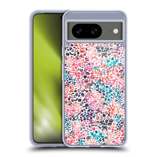 Ninola Watercolor Prints Speckled Painting Soft Gel Case for Google Pixel 8