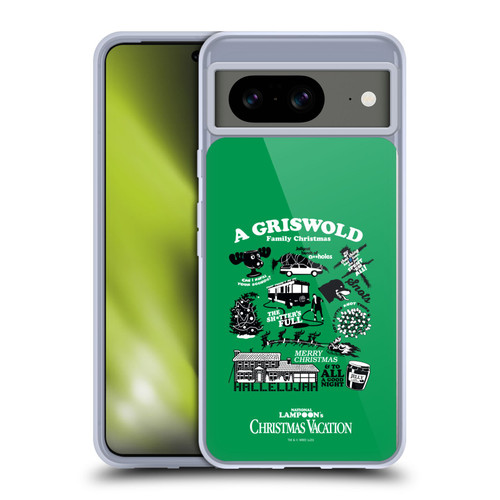 National Lampoon's Christmas Vacation Graphics Griswold Family Soft Gel Case for Google Pixel 8