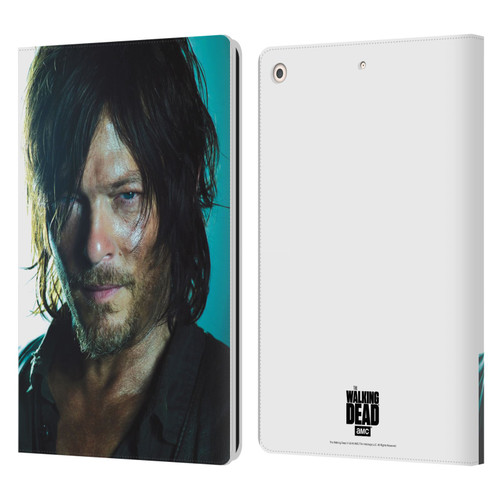 AMC The Walking Dead Characters Daryl Leather Book Wallet Case Cover For Apple iPad 10.2 2019/2020/2021