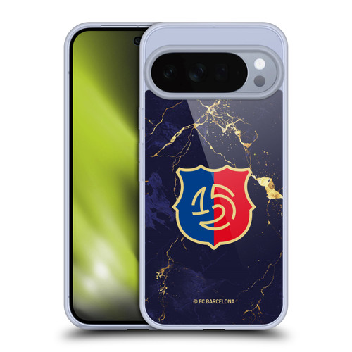FC Barcelona 125th Anniversary Logo Marble Soft Gel Case for Google Pixel 10 Pro XL