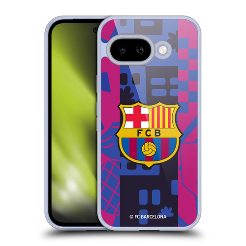 FC Barcelona 2021/22 CREST KIT Third Soft Gel Case for Google Pixel 9A