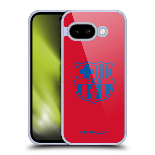 FC Barcelona Crest Patterns Red Soft Gel Case for Google Pixel 9A
