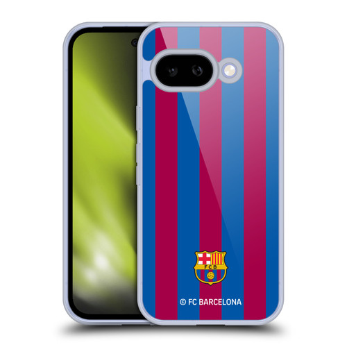 FC Barcelona Crest Stripes Soft Gel Case for Google Pixel 9A