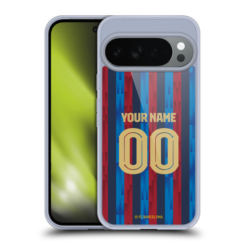 Custom Customised Personalised FC Barcelona 2022/23 Kit Home Soft Gel Case for Google Pixel 10