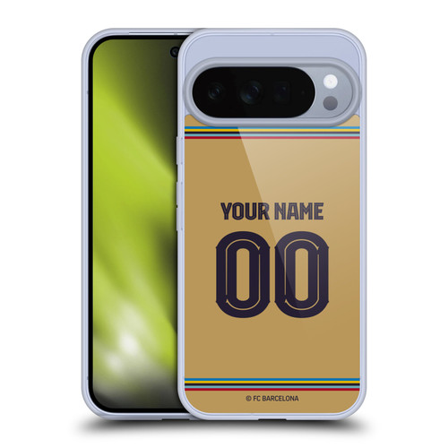 Custom Customised Personalised FC Barcelona 2022/23 Kit Away Soft Gel Case for Google Pixel 10 Pro XL