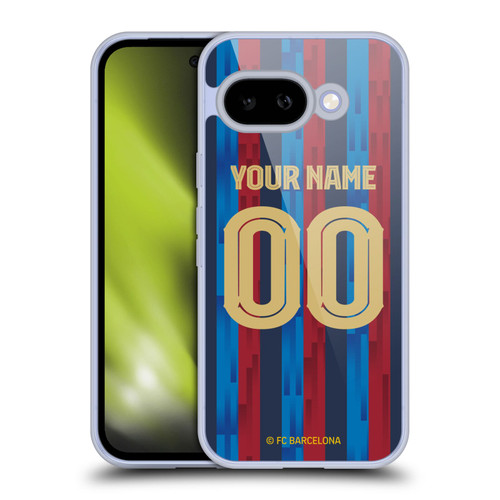 Custom Customised Personalised FC Barcelona 2022/23 Kit Home Soft Gel Case for Google Pixel 9A