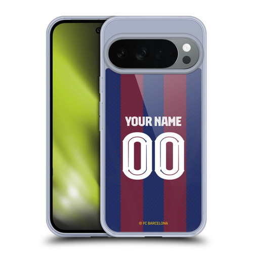 Custom Customised Personalised FC Barcelona 2023/24 Kit Home Soft Gel Case for Google Pixel 10