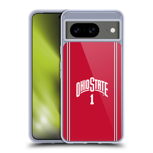 Ohio State University Jersey Basketball Home Soft Gel Case for Google Pixel 8