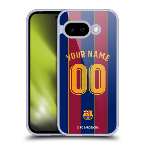 Custom Customised Personalised FC Barcelona 2020/21 Kit Home Soft Gel Case for Google Pixel 9A