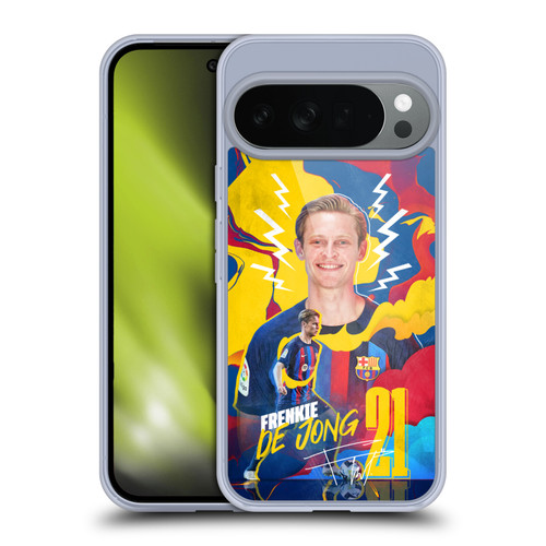 FC Barcelona 2022/23 First Team Frenkie de Jong Soft Gel Case for Google Pixel 10
