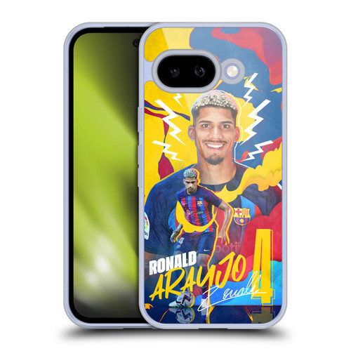 FC Barcelona 2022/23 First Team Ronald Araújo Soft Gel Case for Google Pixel 9A