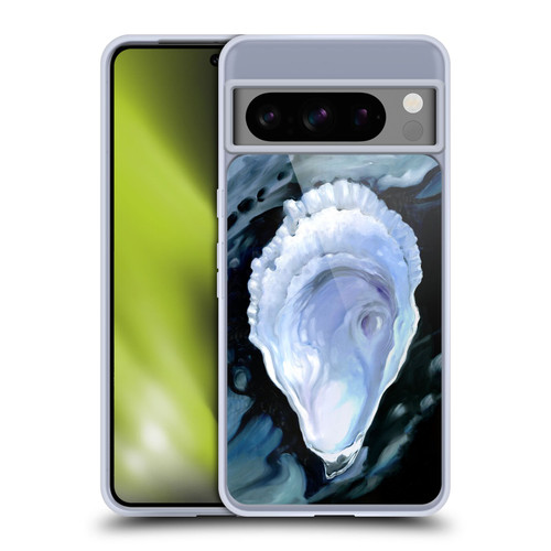 Paul Brent Sea Creatures Oyster Black Soft Gel Case for Google Pixel 8 Pro