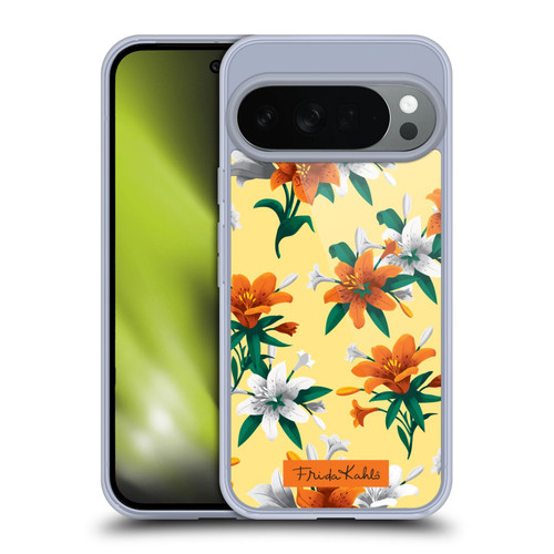 Frida Kahlo Flowers Orange Lilies Soft Gel Case for Google Pixel 10