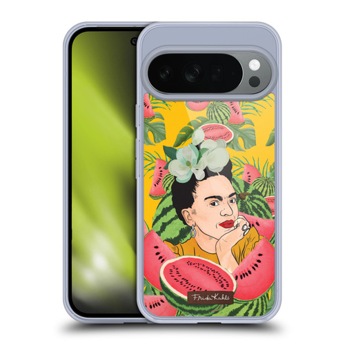 Frida Kahlo Portrait 3 Watermelon Soft Gel Case for Google Pixel 10
