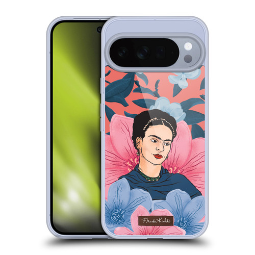 Frida Kahlo Portrait 3 Floral Soft Gel Case for Google Pixel 10 Pro XL