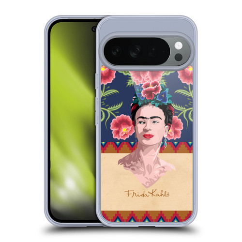 Frida Kahlo Portrait Red Soft Gel Case for Google Pixel 10