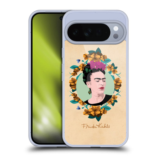 Frida Kahlo Portrait Purple Soft Gel Case for Google Pixel 10 Pro XL