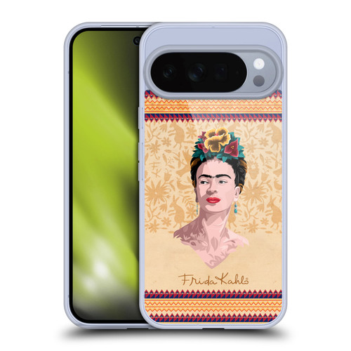 Frida Kahlo Portrait Yellow Soft Gel Case for Google Pixel 10 Pro XL